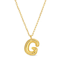 Large Balloon Initial Necklace