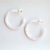 Camy Hoops-Pearl