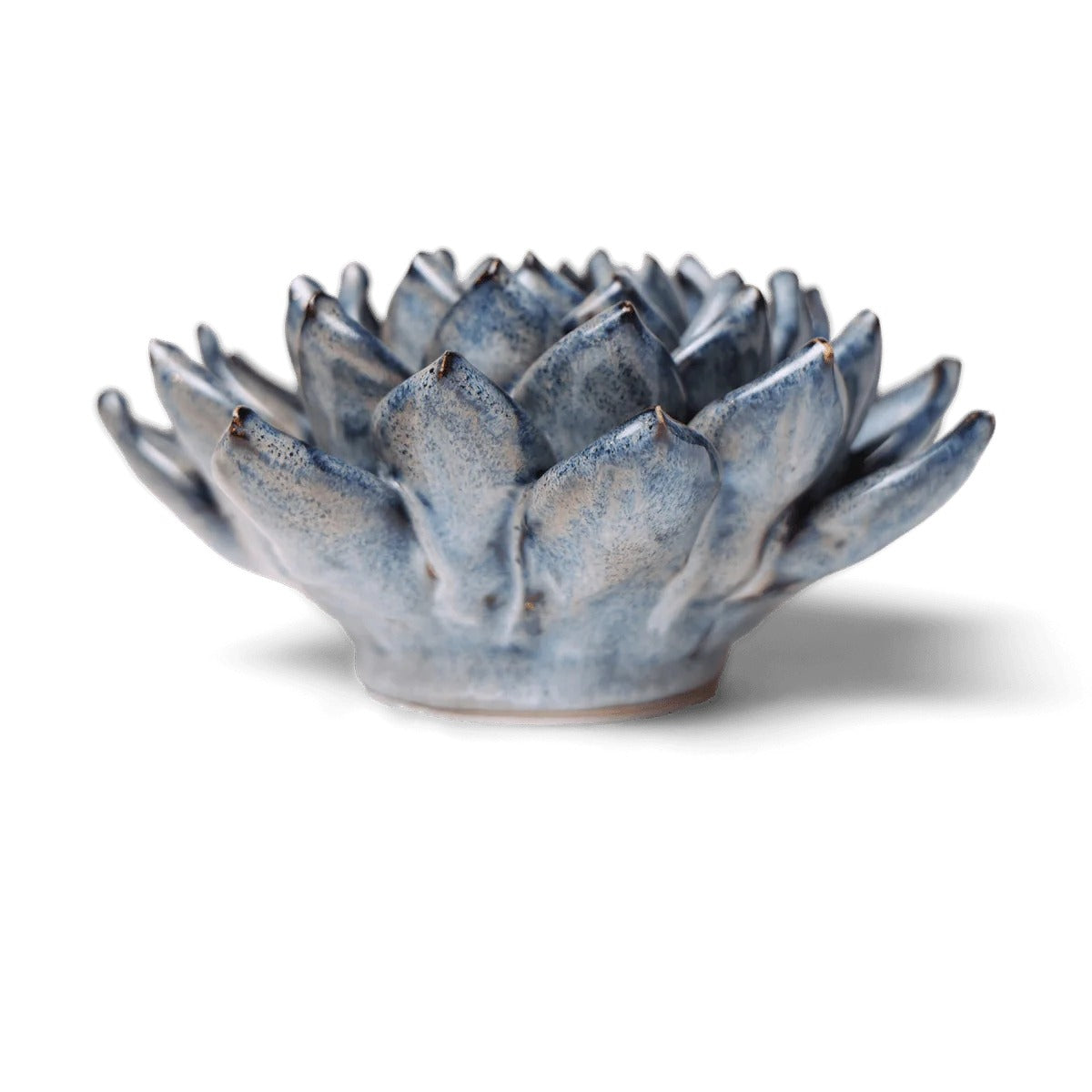 Blue Succulent Ceramic Wall Flower