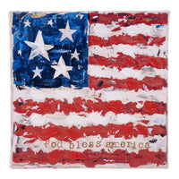 Flag Stars & Stripes Canvas