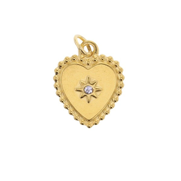 Lotus Heart Charms