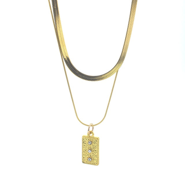 Leah Gold Waterproof Necklace
