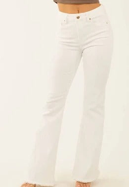 Lucy Mid Rise Straight Leg Jeans