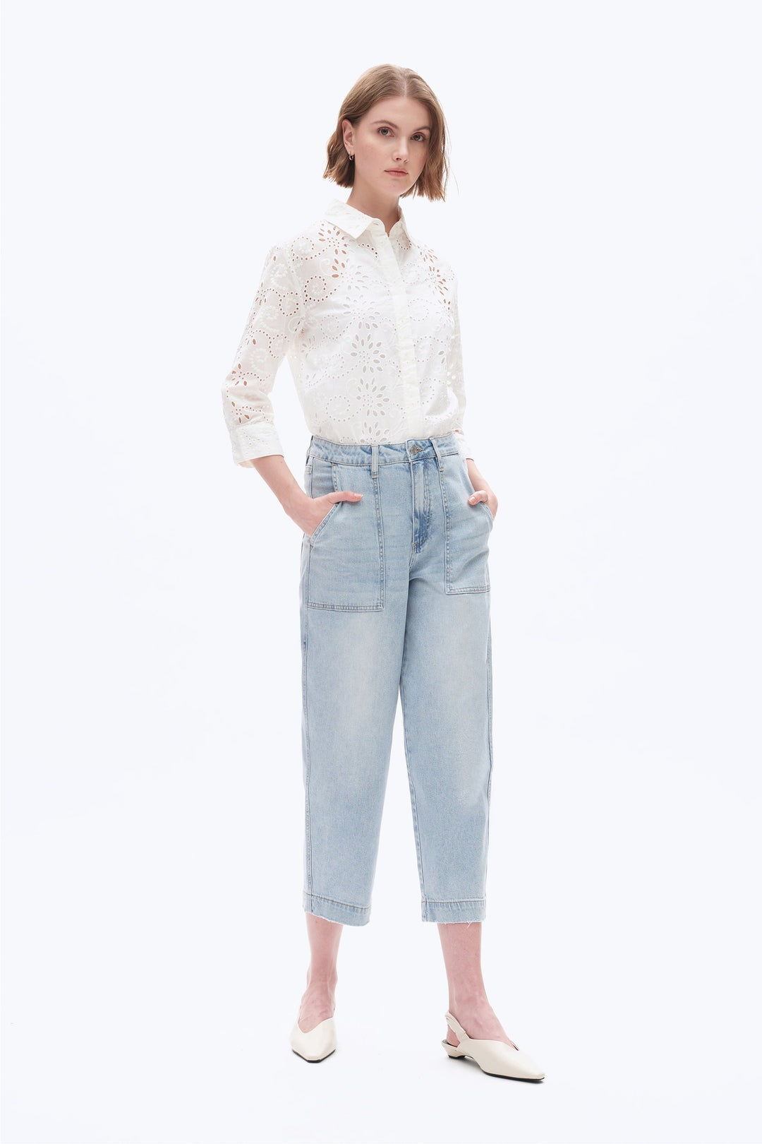 Robin High Rise Barrel Jeans