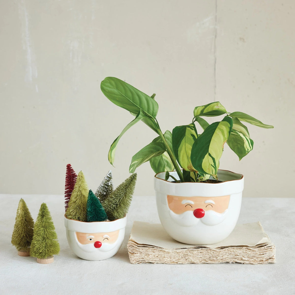 Stoneware Santa Mixing Bowl (Assorted Sizes)