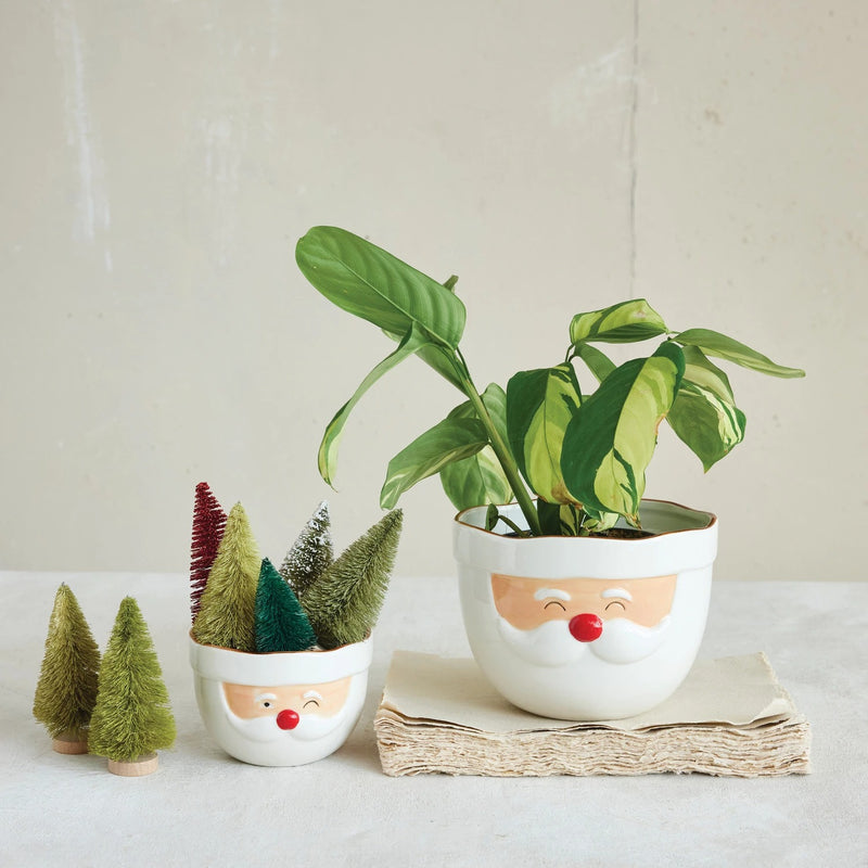 Stoneware Santa Mixing Bowl (Assorted Sizes)