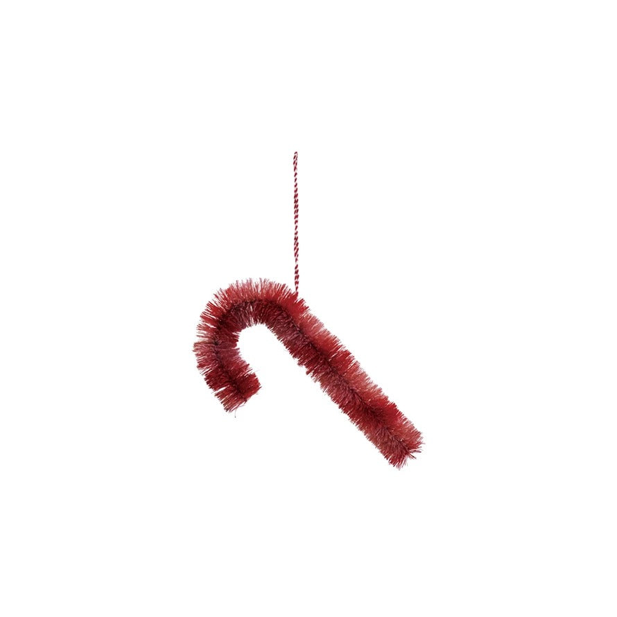Candy Cane Bottle Brush Ornament